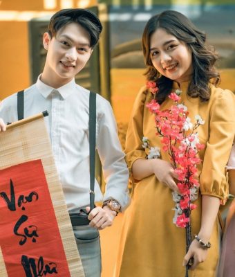 Chụp ảnh Tết bằng điện thoại đẹp lung linh
