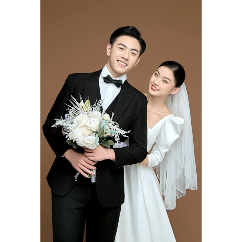 10 cách tạo dáng chụp ảnh cưới phong cách Hàn Quốc đẹp